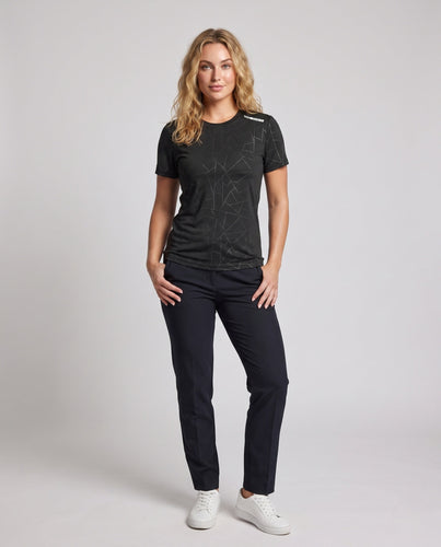 Damen atmungsaktives Funktionsshirt mit Mesh-Einsätzen Echo Archiv