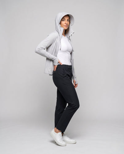 Damen leistungsstarke und atmungsaktive Funktionsjacke mit hohem Kragen Echo Archiv