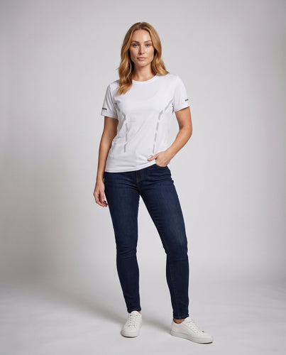 Damen sportliches Funktionsshirt mit atmungsaktivem Mesh-Material Echo Archiv