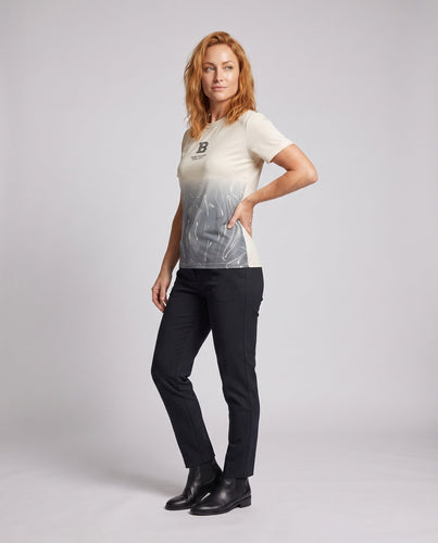 Damen sportliches Performance T-Shirt mit feuchtigkeitsableitendem Material Echo Archiv