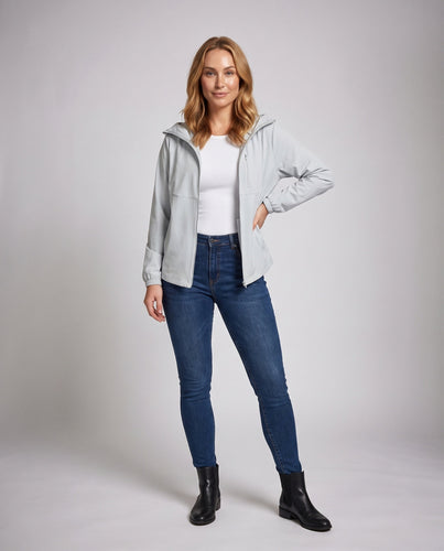 Damen Funktionsjacke mit hohem Kragen und atmungsaktiven Eigenschaften Echo Archiv