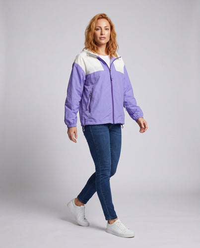 Damen leichte Regenjacke mit verstellbarem Kapuzendesign und atmungsaktiven Eigenschaften Echo Archiv