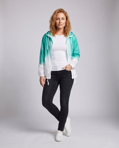 Damen leichte Übergangsjacke mit Kapuze und wasserabweisendem Material Echo Archiv