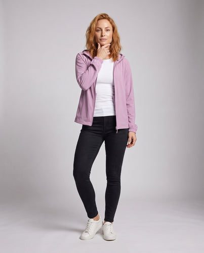 Damen leichter Outdoor-Regenjacke mit Kapuze Echo Archiv
