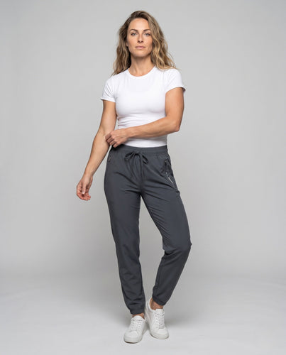 Damen sportliche Trainingshose mit innovativem atmungsaktivem Material Echo Archiv
