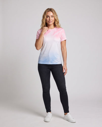 Damen Sportliches Kurzarmshirt mit atmungsaktiver Technologie Echo Archiv