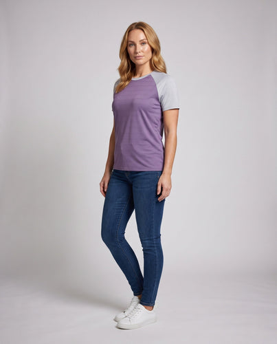 Damen Sportliches T-Shirt mit innovativer atmungsaktiver Struktur Echo Archiv