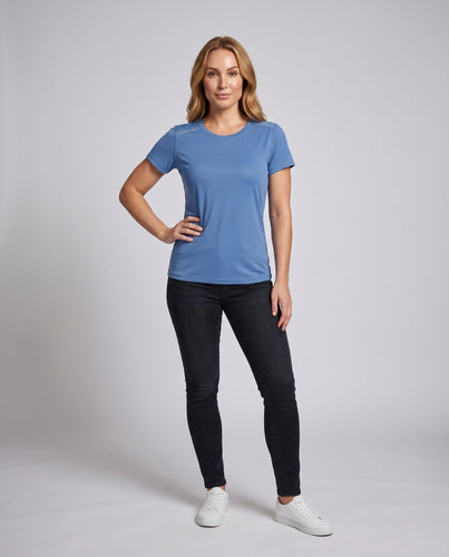 Damen Technisches Sport-T-Shirt mit schnell trocknendem Material Echo Archiv