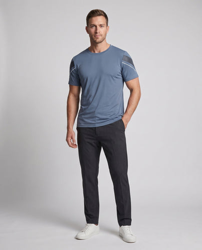Herren atmungsaktives Sportshirt mit innovativer GewEcho Archivestruktur Echo Archiv