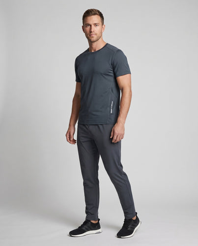 Herren Funktions-Laufshirt mit atmungsaktiven Mesh-Einsätzen Echo Archiv