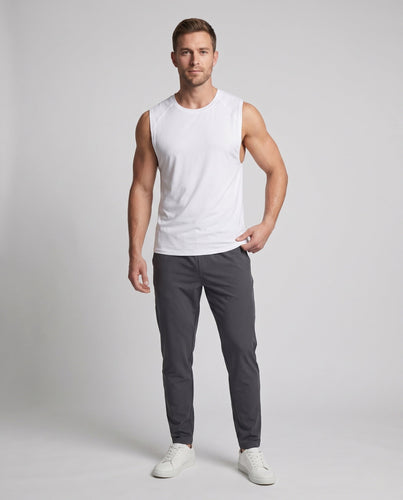 Herren Funktions-Tanktop mit atmungsaktiven Mesh-Einsätzen Echo Archiv