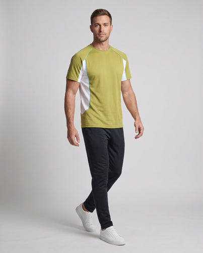 Herren Leistungsstarkes Sport-T-Shirt mit atmungsaktiven Einsätzen Echo Archiv