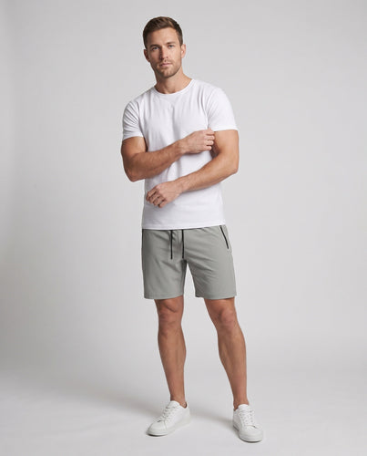 Herren sportliche Funktionsshorts mit elastischem Bund und praktischen Reißverschlusstaschen Echo Archiv