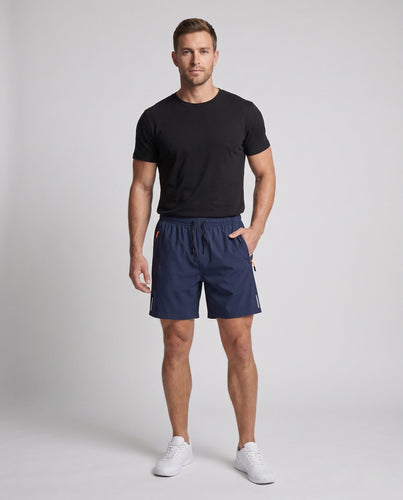 Herren Sportliche Funktionsshorts mit elastischem Bund und praktischen Reißverschlusstaschen Echo Archiv