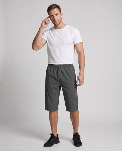 Herren Sportliche Laufshorts mit atmungsaktiven Einsätzen Echo Archiv