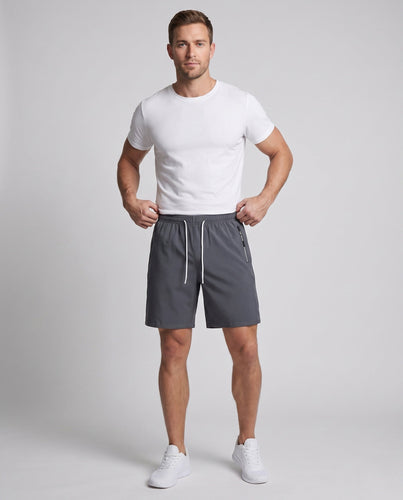 Herren Sportliche Schwimmshorts mit elastischem Bund und Reißverschlusstaschen Echo Archiv
