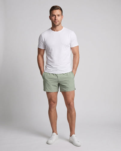 Herren Sportliche Shorts mit elastischem Bund und atmungsaktiven Einsätzen Echo Archiv
