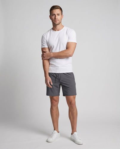 Herren sportliche Trainingsshorts mit elastischem Bund und praktischen Reißverschlusstaschen Echo Archiv