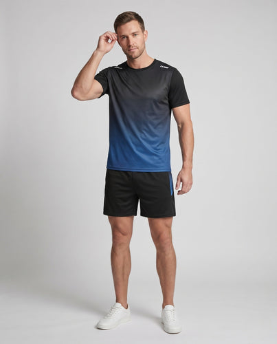 Herren Sportliches Set mit atmungsaktivem T-Shirt und Shorts Echo Archiv