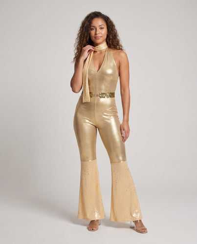 Frauen Glamouröses Jumpsuit Echo Archiv