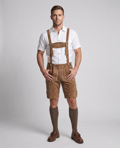 Herren stilvolle traditionelle Shorts mit aufwendiger Stickerei Echo Archiv