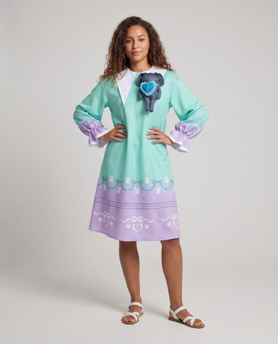 Damen Cosplay-Kleid mit einzigartigen Accessoires und verspieltem Design Echo Archiv