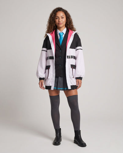 Damen Cosplay-Outfit mit modernem Anzug und stylishen Accessoires Echo Archiv