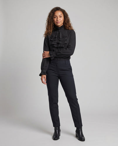 Frauen elegante Bluse mit Rüschendesign Echo Archiv