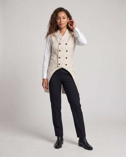 Damen elegante Frackjacke mit floralem Muster Echo Archiv