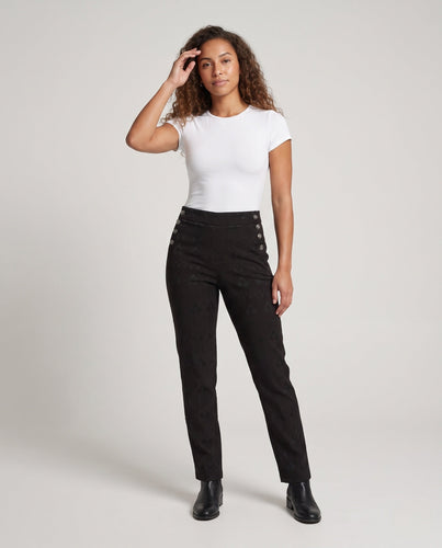 Damen elegante Hose mit modischen Knöpfen Echo Archiv