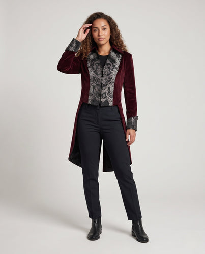 Damen elegante Kostümjacke mit barockem Design und geschlossenen Manschetten Echo Archiv