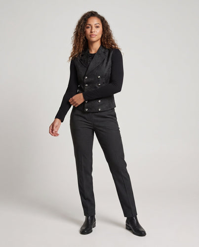 Damen elegante Weste mit kunstvollen Verzierungen – Avérine