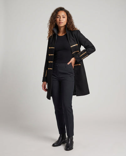 Damen eleganter Frack mit goldenen Verzierungen – Montévia