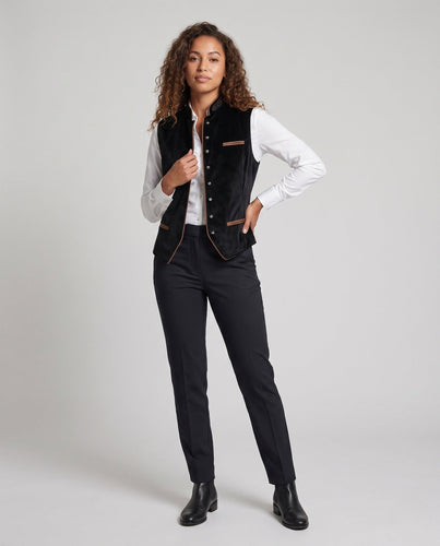 Damen eleganter Westen mit kunstvollen Details Echo Archiv