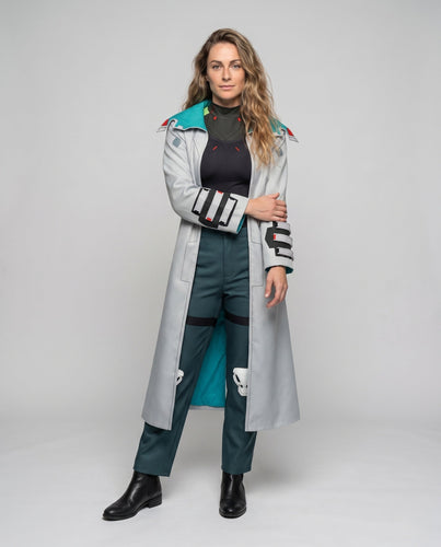 Frauen futuristisches Cosplay-Set mit robuster Jacke und passender Hose Echo Archiv