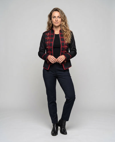 Frauen historische Militärjacke mit goldenen Verzierungen Echo Archiv