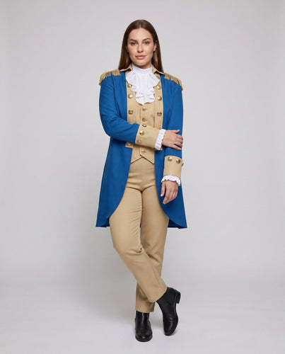 Damen historisches Kostümset mit eleganter Frackjacke und Hosen – Avérine