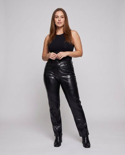 Damen Hochwertige Kunstlederhose mit modernem Schnitt – Avélisse