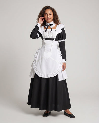 Damen Kostüm mit elegantem Schürzen-Design und Rüschendetails Echo Archiv