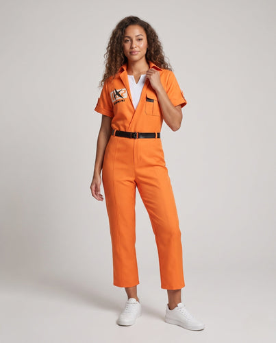 Damen Overall mit modischem Schnitt und praktischen Taschen Echo Archiv