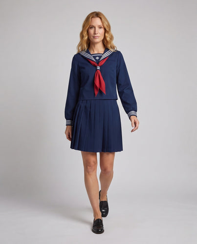Damen Schuluniform Set mit Maritimen Akzenten Echo Archiv