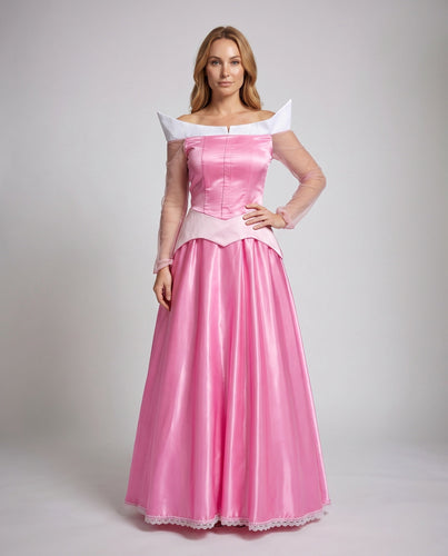 Damen elegantes Ballkleid mit schimmernden Akzenten Echo Archiv