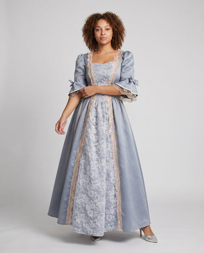 Damen elegantes mittelalterliches Ballkleid – Élara