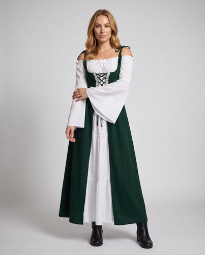 Damen historisches Gewand mit raffinierten Schnürdetails Echo Archiv