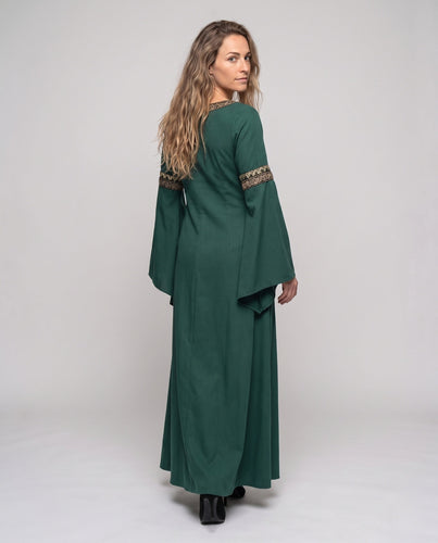 Damen historisches Märchenkleid mit elegantem Schnürdesign – Élara