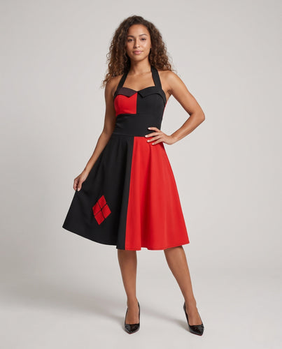 Damen Kostümkleid im Harley Quinn-Stil Echo Archiv