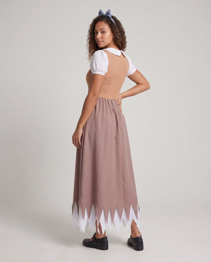 Damen Märchenhaftes Kostümkleid mit Ärmeln und zarten Details Echo Archiv