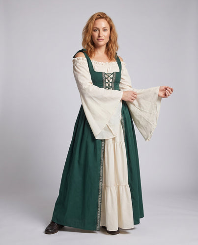 Damen Mittelalterkostüm mit elegantem Schnitt und historischen Akzenten Echo Archiv