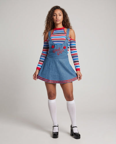 Damen Overall-Kleid mit lustigem Retro-Design Echo Archiv