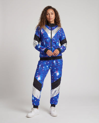 Damen Sportliches Glitzer Trainingsanzug Echo Archiv